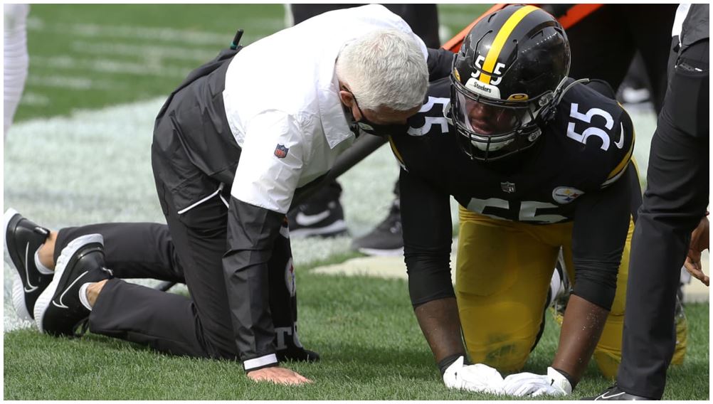 Steelers LB Devin Bush out for season after suffering torn ACL vs. Browns