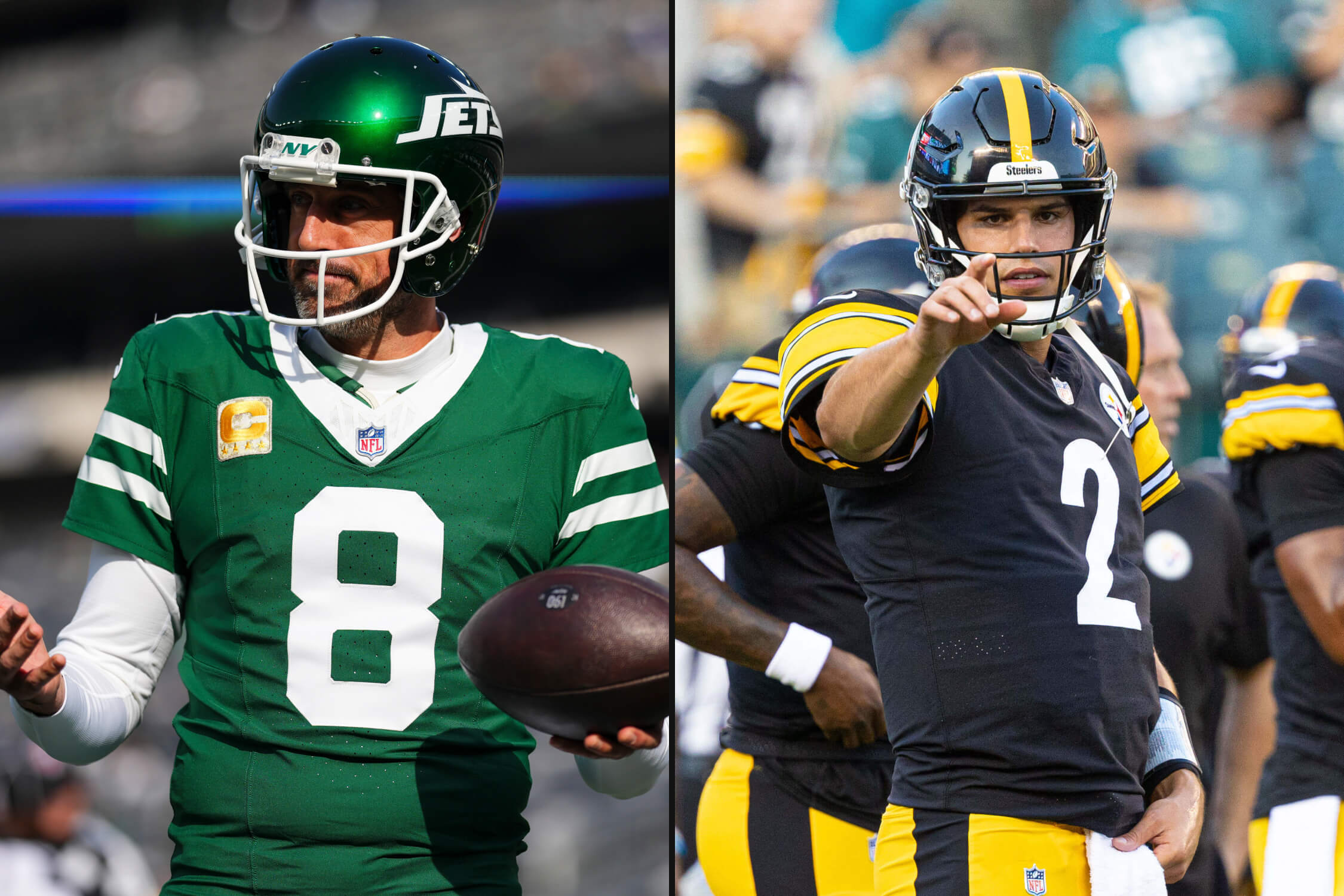 Lee más sobre el artículo Aaron Rodgers y Mason Rudolph: Un gesto que puede marcar el destino de los Steelers