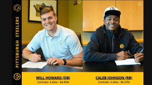 Will Howard signing Steelers