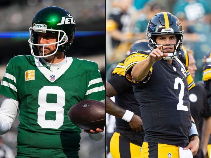 Mason Rudolph Aaron Rodgers