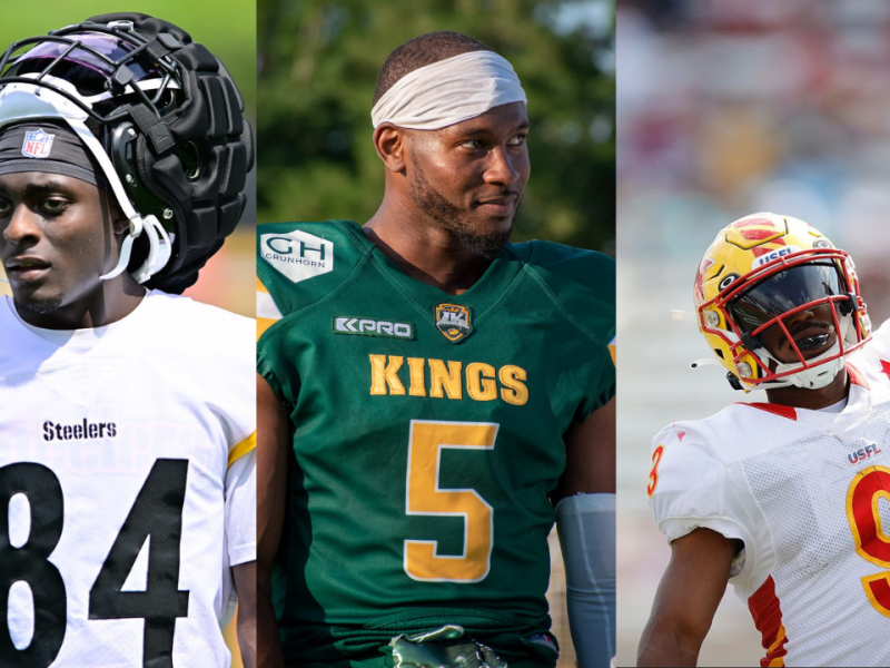 Jugadores de Steelers en la ELF