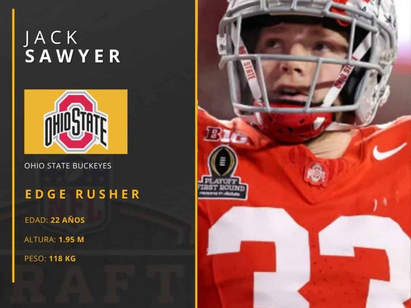 Jack Sawyer Ohio State Buckeyes pick 123
